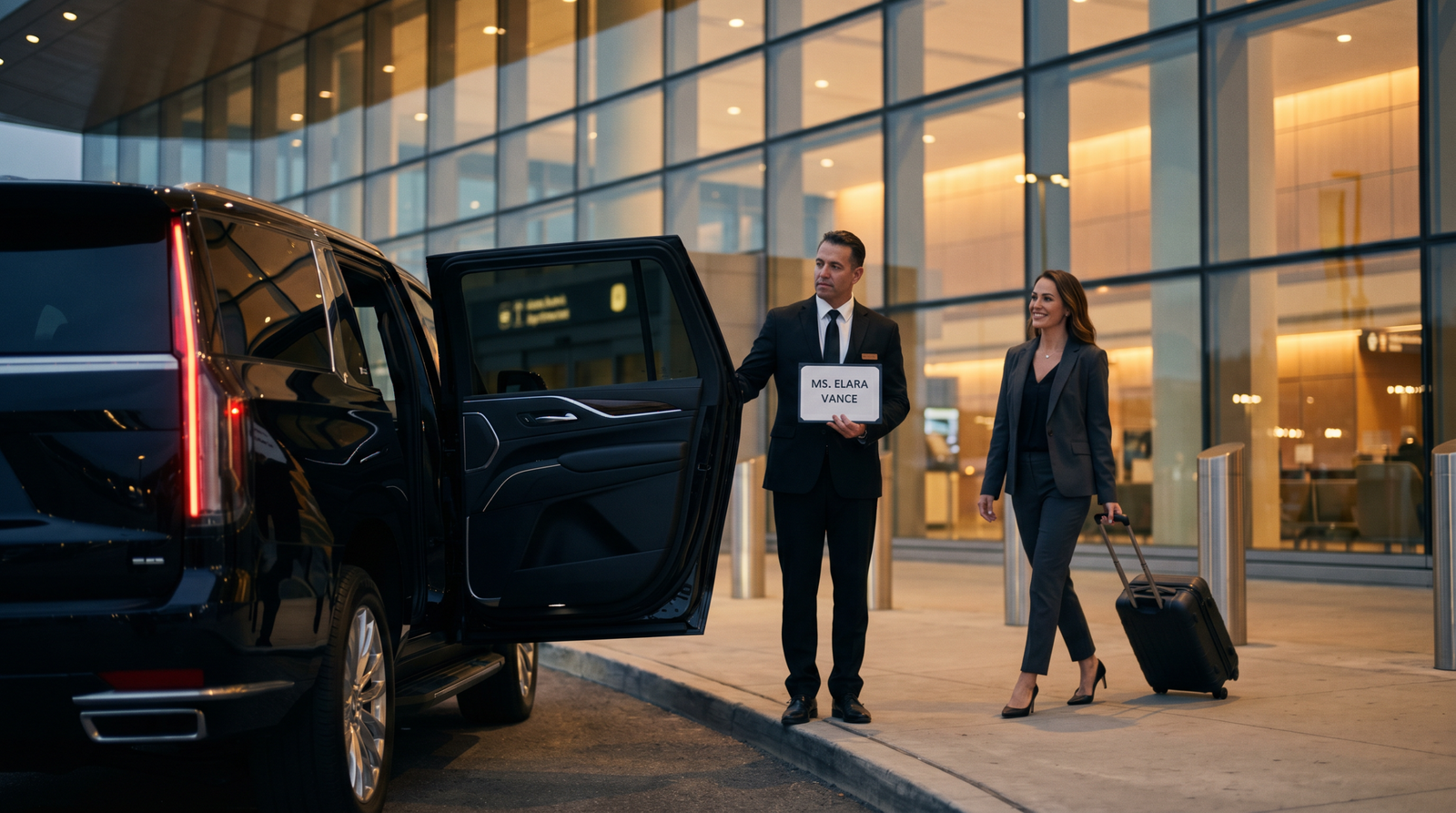 Luxury airport transfer service by The Executive Chauffeurs